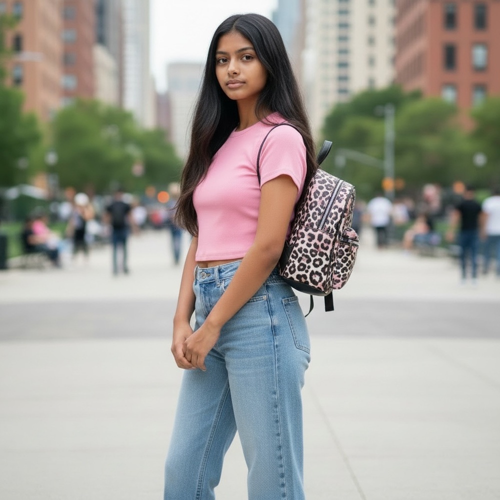 FREE Aerie T-shirt With Purchase of Justice Cheetah Girls Mini Backpack
